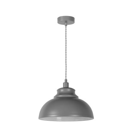 Lucide 34400/29/36 - Κρεμαστό φως ISLA 1xE14/40W/230V γκρι