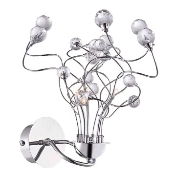 LUXERA 1532 - Επιτοίχιο φωτιστικό CRYSTAL 3xG4/20W/230V