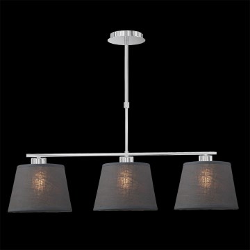 LUXERA 18067 - Πολύφωτο COMBO 3xE27/60W γκρι