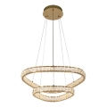 LUXERA 46152 - LED Κρεμαστό φωτιστικό σε καλώδιο MIST LED/65W/230V 4000K χρυσό