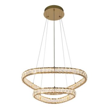LUXERA 46152 - LED Κρεμαστό φωτιστικό σε καλώδιο MIST LED/65W/230V 4000K χρυσό