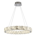 LUXERA 46156 - Κρεμαστό φωτιστικό LED σε καλώδιο LARUNA, 38W/230V, 4000K, ματ χρώμιο