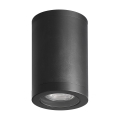 Luxera 48325 - Φως οροφής εξωτερικού χώρου MOPTI 1xGU10/7W/230V IP54 μαύρο