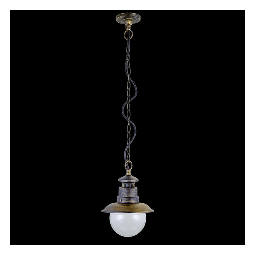 LUXERA 48401 - Πολύφωτο εξωτερικού χώρου LIMASSOL 1xE27/60W/230V IP44