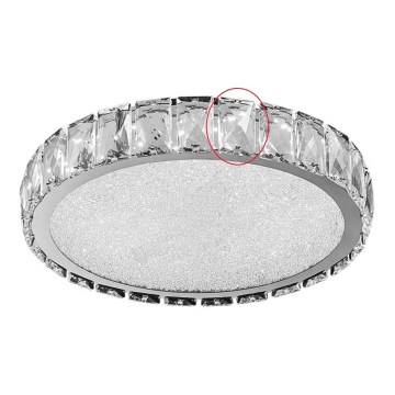 Luxera 62406 - Ανταλλακτικό γυαλί για φωτιστικό οροφής GIRO 30 x 50 mm