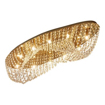 LUXERA 62441 - Οροφής φωτιστικό ELIPTHON 10xG9/33W/230V