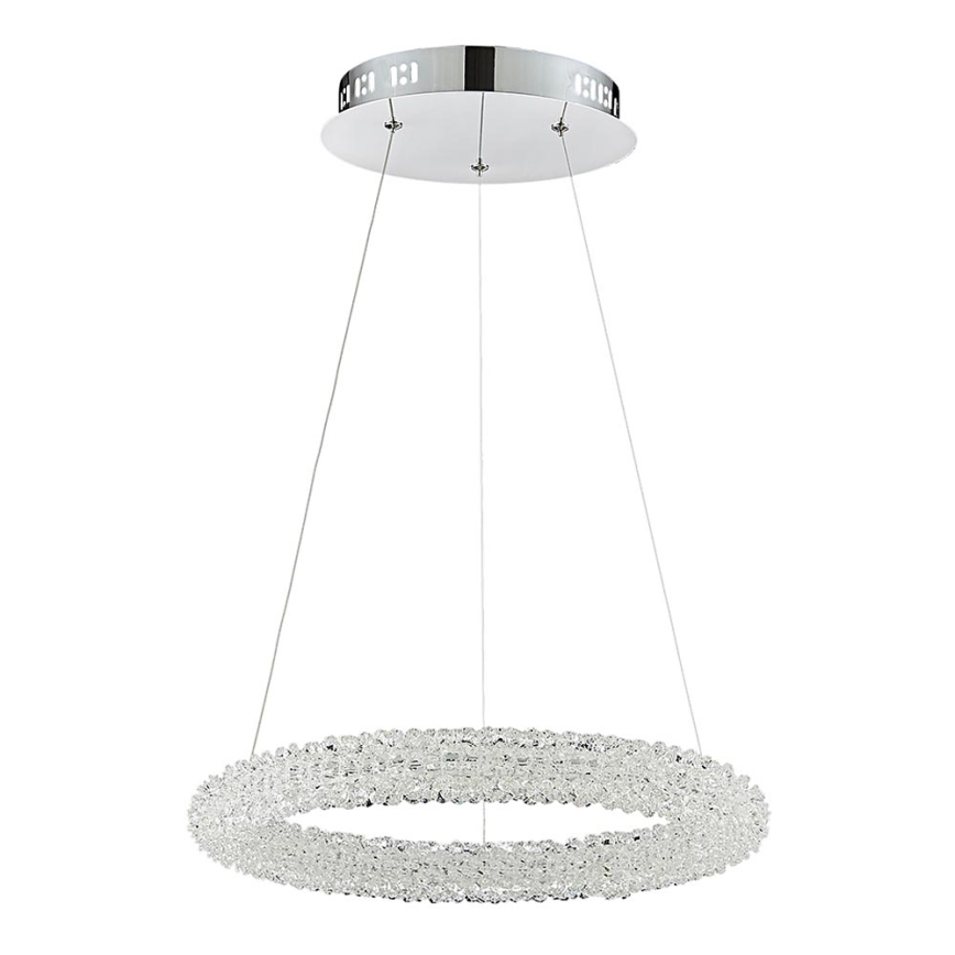 Luxera 64391 - Κρυστάλλινο πολύφωτο LED σε σχοινί ALMEDA LED/24W/230V