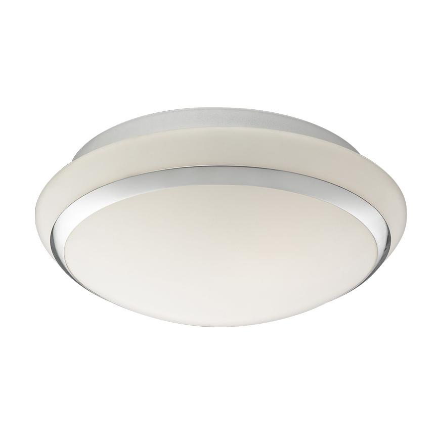 LUXERA 68046 - Φωτιστικό οροφής μπάνιου LUNA 1xE27/60W/230V IP44