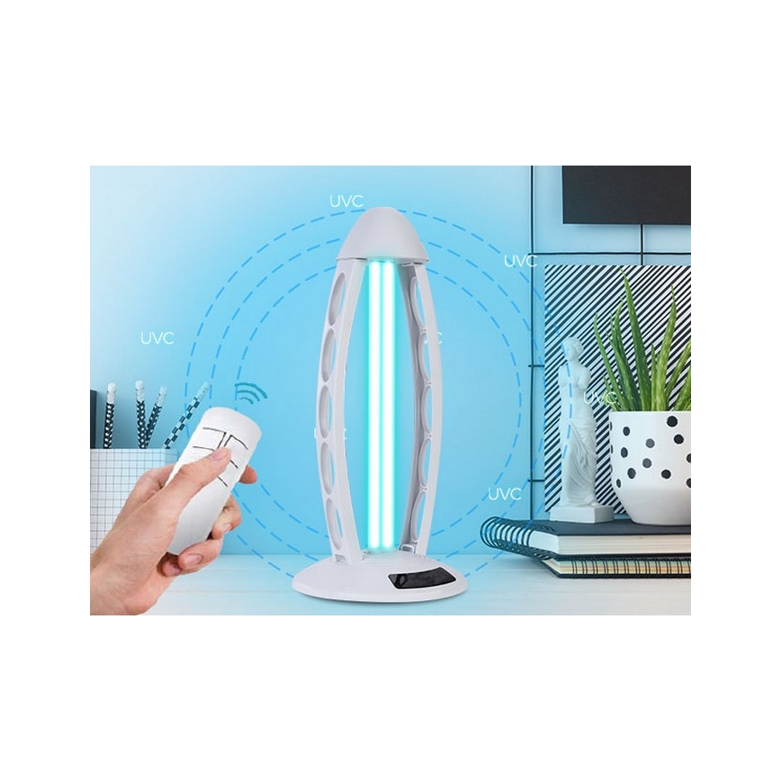 Luxera 70416 - Απολλυμαντική μικροβιοκτόνος λάμπα με όζον UVC/38W/230V+RC