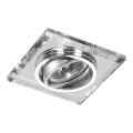 LUXERA 71063 - Εντοιχισμένο φωτιστικό ELEGANT 1xGU10/50W/230V