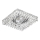 LUXERA 71067 - Χωνευτό φως CRYSTALS 1xGU10/50W/230V