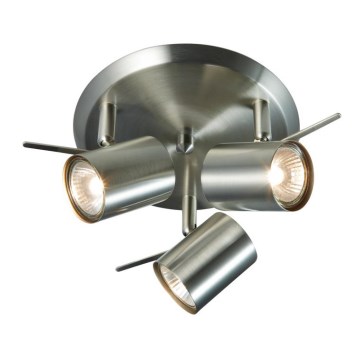 Markslöjd 105484 - LED Σποτ HYSSNA 3xGU10/50W/230V IP21 ματ χρώμιο