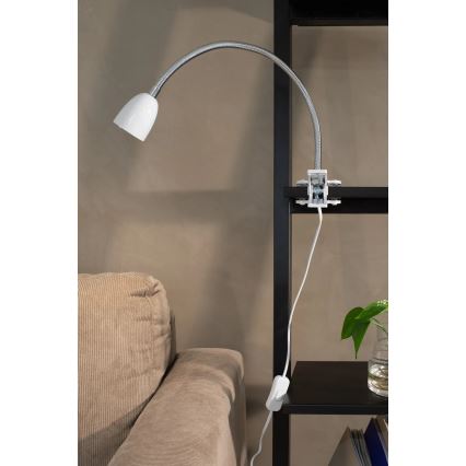 Markslöjd 106091 - Επιτραπέζια λάμπα LED με κλιπ TULIP LED / 3W / 230V λευκό
