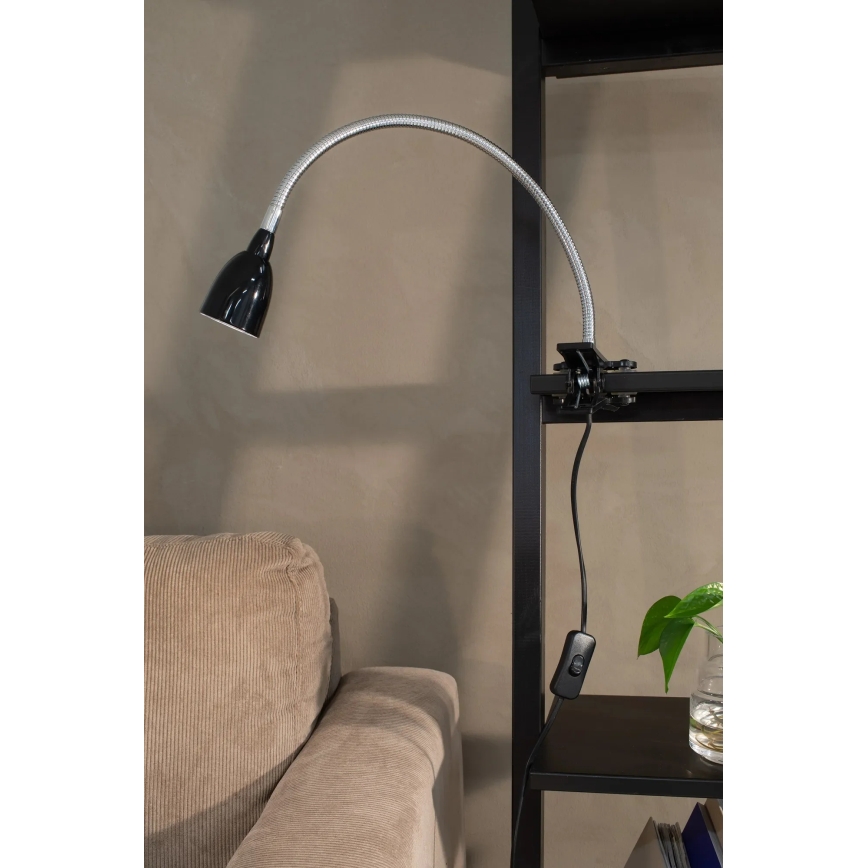 Markslöjd 106092 - Επιτραπέζια λάμπα LED με κλιπ TULIP LED / 3W / 230V μαύρο