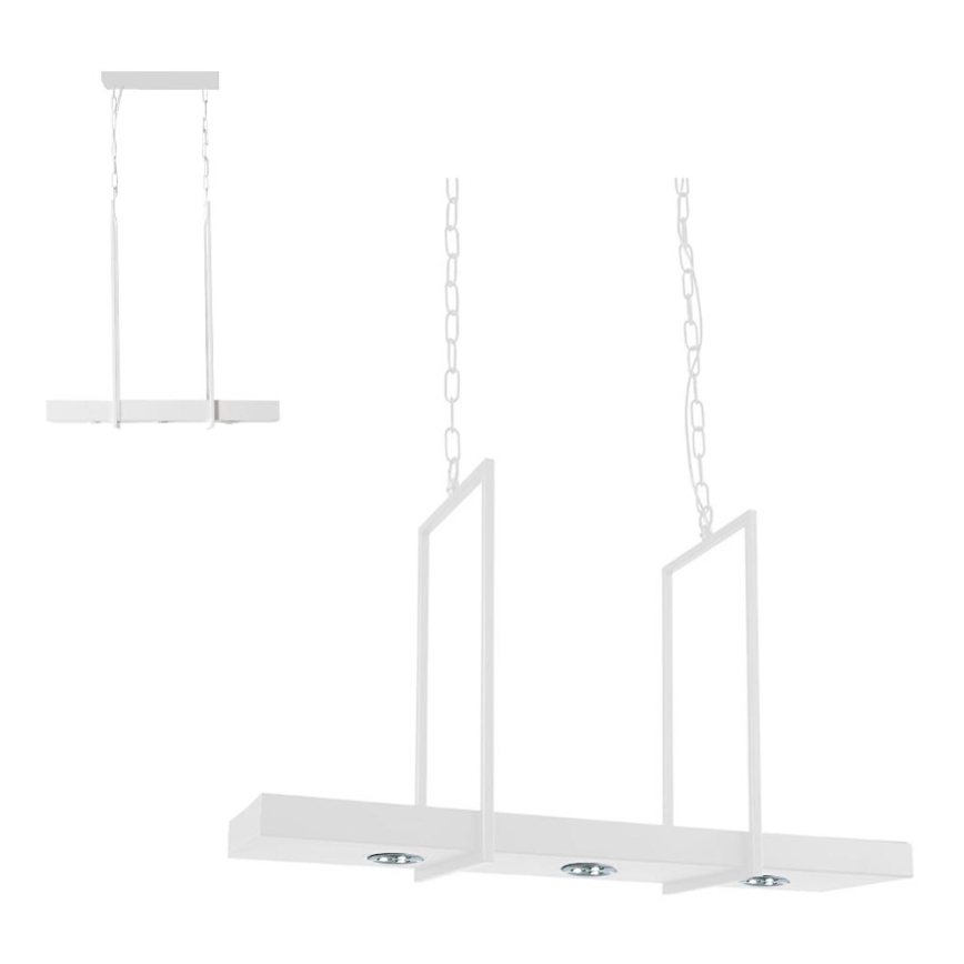 Markslöjd 106124 - Πολύφωτο dimmer LED πάνω σε αλυσίδα TRAY 3xLED/3W/230V λευκό