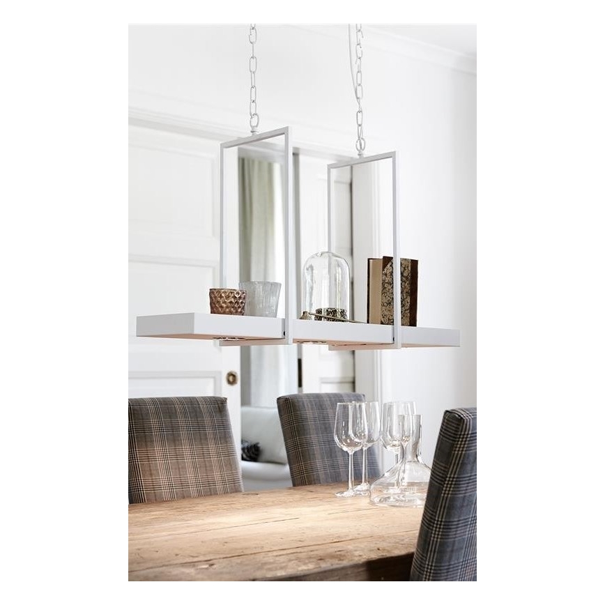 Markslöjd 106124 - Πολύφωτο dimmer LED πάνω σε αλυσίδα TRAY 3xLED/3W/230V λευκό