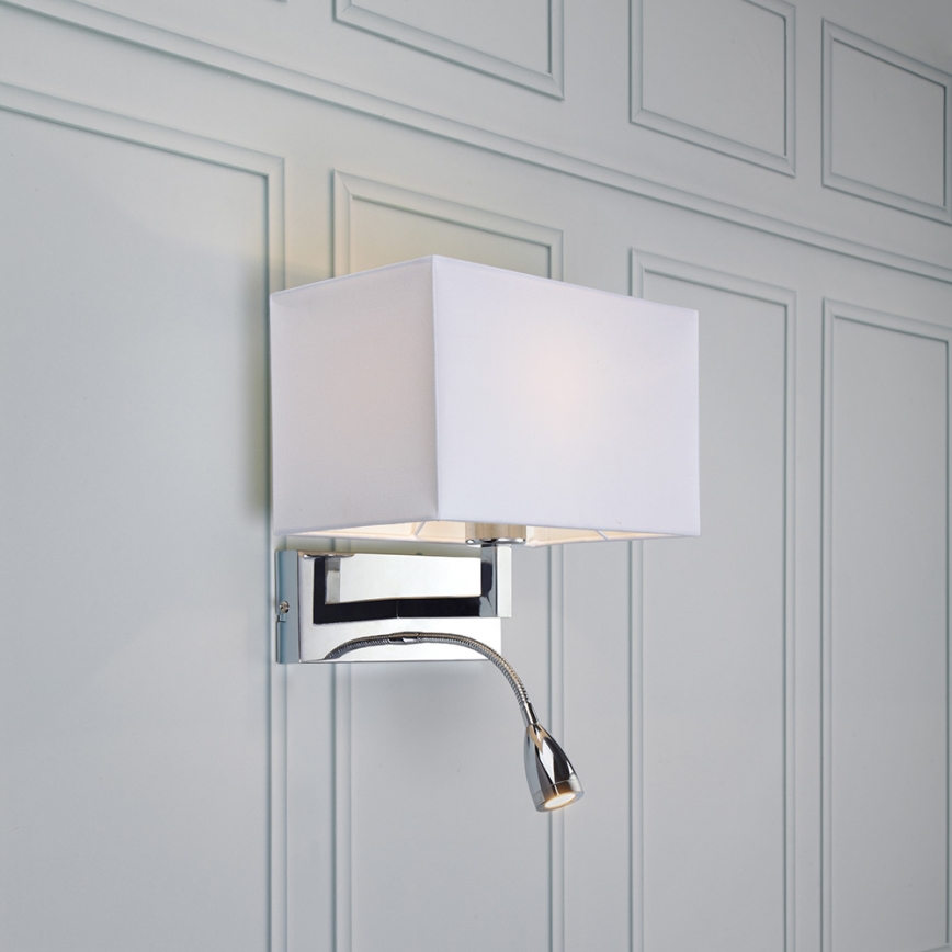 Markslöjd 106307 - Φωτιστικό τοίχου LED SAVOY LED/3W+E27/60W/230V