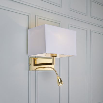 Markslöjd 106308 - Φωτιστικό τοίχου LED SAVOY LED/3W+E27/60W/230V
