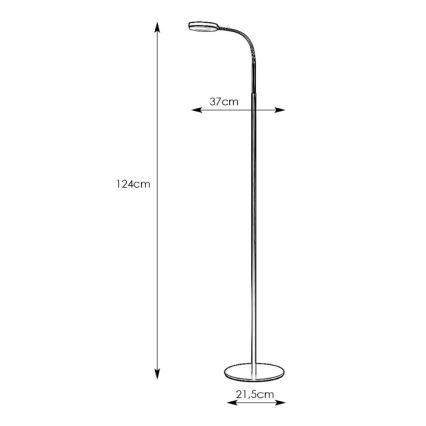 Markslöjd 106465 - Επιδαπέδια λάμπα LED FLEX LED/5W/230V