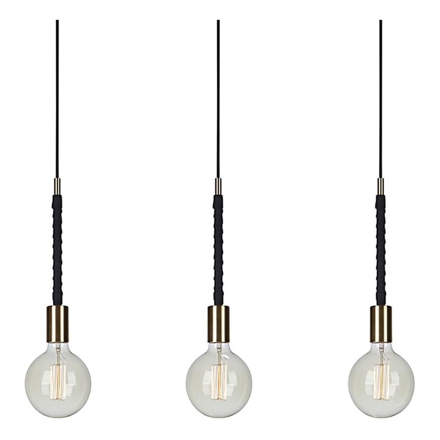 Markslöjd 106708 - Πολύφωτο σε σχοινί SEDLO 3xE27/60W/230V