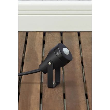 Markslöjd 106940 - Εξωτερικός αισθητήρας κίνησης και λυκόφωτος PIR GARDEN24 IP44 μαύρος