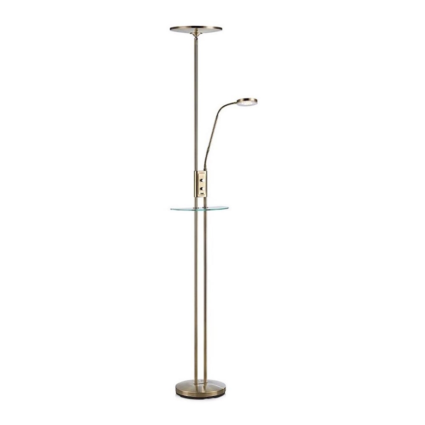 Markslöjd 107009 - Επιδαπέδια λάμπα dimmer LED FRIEND LED/18W/230V + LED/5W