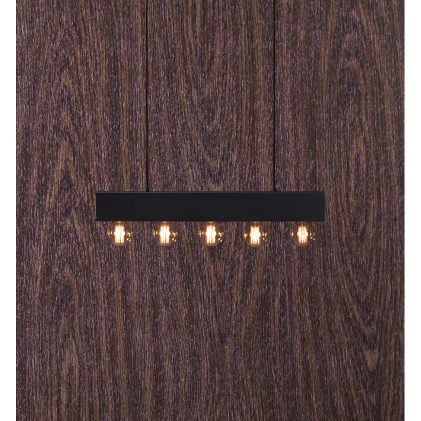 Markslöjd 107037 - Πολύφωτο σε σχοινί COUTURE 5xE27/40W/230V