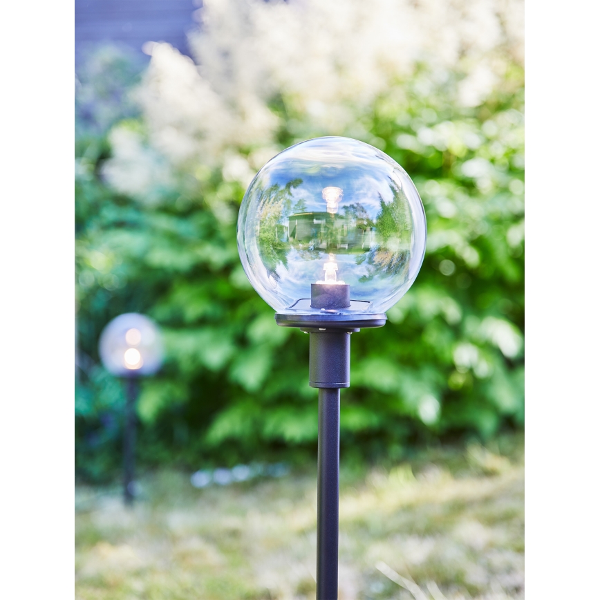 Markslöjd 107283 - LED Εξωτερικό φωτιστικό GARDEN24 LED/3W/24V 81 cm IP44 μαύρο/διάφανο