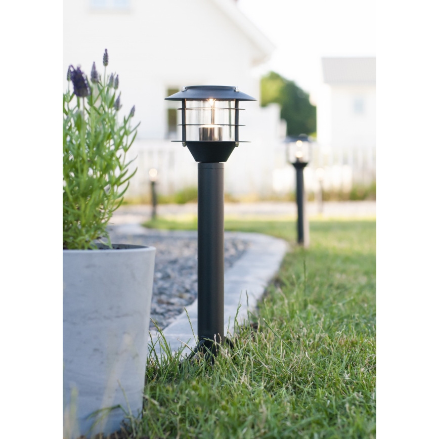 Markslöjd 107290 - Φωτιστικό LED εξωτερικού χώρου GARDEN 24 LED/3W/24V 45 cm IP44 μαύρο
