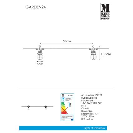 Markslöjd 107292 - LED Διακοσμητικά λαμπάκια εξωτερικού χώρου GARLAND GARDEN 10xLED 5,5m IP44