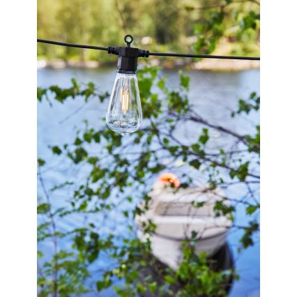 Markslöjd 107293 - Εξωτερική διακοσμητική σειρά LED GIRLANDA GARDEN 10xLED 5,5μ IP44