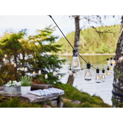 Markslöjd 107293 - Εξωτερική διακοσμητική σειρά LED GIRLANDA GARDEN 10xLED 5,5μ IP44