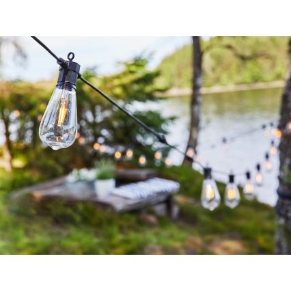 Markslöjd 107293 - Εξωτερική διακοσμητική σειρά LED GIRLANDA GARDEN 10xLED 5,5μ IP44