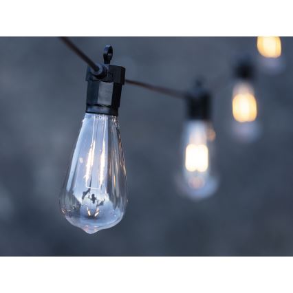 Markslöjd 107293 - Εξωτερική διακοσμητική σειρά LED GIRLANDA GARDEN 10xLED 5,5μ IP44