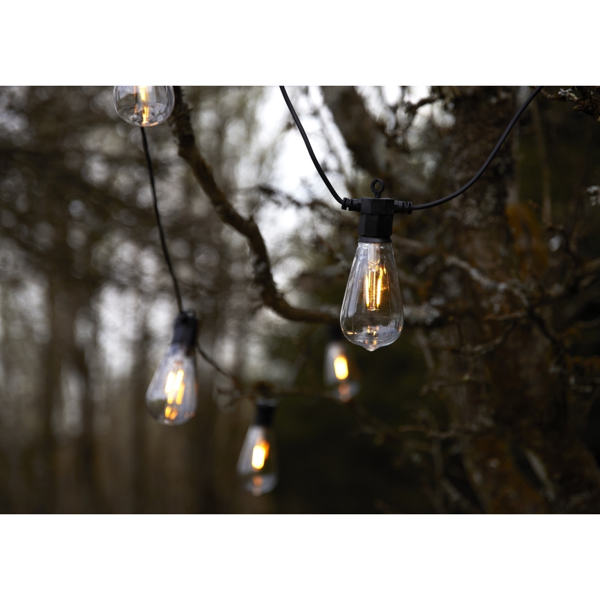 Markslöjd 107293 - Εξωτερική διακοσμητική σειρά LED GIRLANDA GARDEN 10xLED 5,5μ IP44