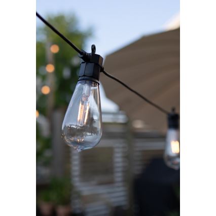 Markslöjd 107293 - Εξωτερική διακοσμητική σειρά LED GIRLANDA GARDEN 10xLED 5,5μ IP44