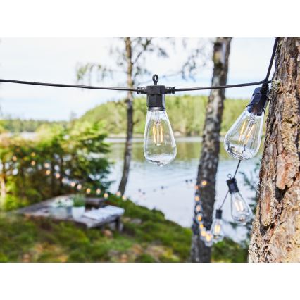 Markslöjd 107293 - Εξωτερική διακοσμητική σειρά LED GIRLANDA GARDEN 10xLED 5,5μ IP44