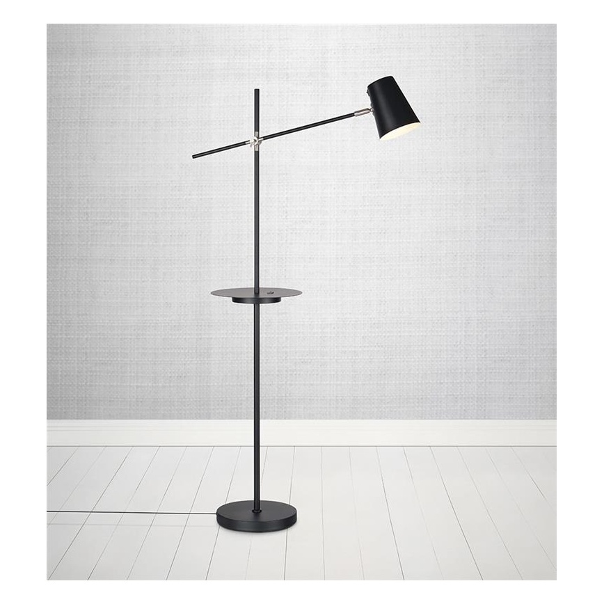 Markslöjd 107307 - Επιδαπέδια λάμπα s USB LINEAR 1xE14/40W/230V