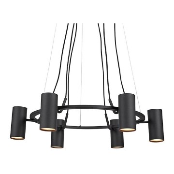 Markslöjd 107357 - Πολύφωτο σε σχοινί PORTO 6xGU10/12W/230V