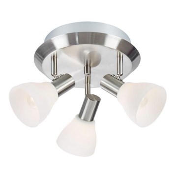 Markslöjd 107505 - Φωτιστικό σποτ VERO 3xE14/40W/230V γυαλιστερό χρώμιο