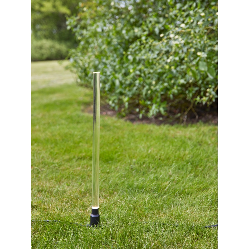 Markslöjd 107719 - LED Εξωτερικό φωτιστικό GARDEN24 LED/3W/24V 66 cm IP44 μαύρο/διαφανές