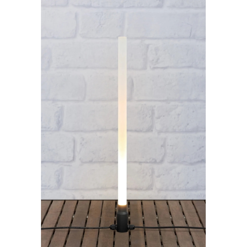 Markslöjd 107719 - LED Εξωτερικό φωτιστικό GARDEN24 LED/3W/24V 66 cm IP44 μαύρο/διαφανές