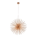 Markslöjd 107752 - Κρεμαστό φωτιστικό οροφής SOLEIL 12xE14/20W/260V Ροζ χρυσό