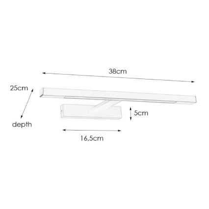 Markslöjd 107865 - LED Φωτιστικό μπάνιου για καθρέφτη NEPTUNUS LED/6W/230V IP44