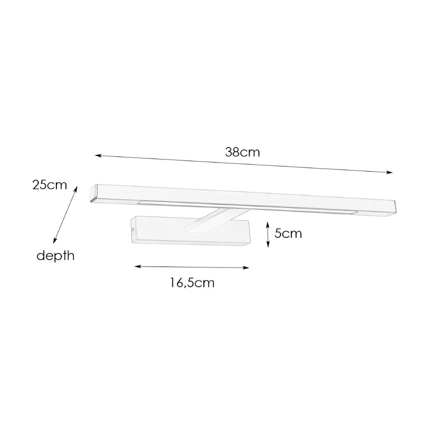 Markslöjd 107865 - LED Φωτιστικό μπάνιου για καθρέφτη NEPTUNUS LED/6W/230V IP44