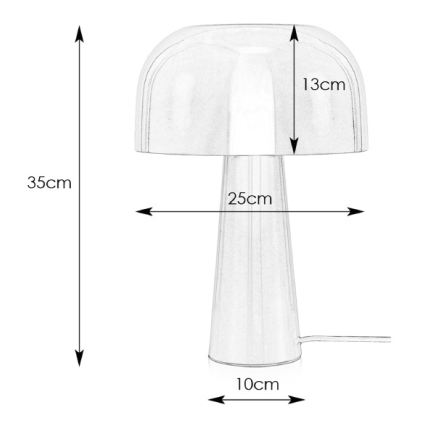 Markslöjd 107934 - Επιτραπέζια λάμπα BLANCA 1xE14/25W/230V