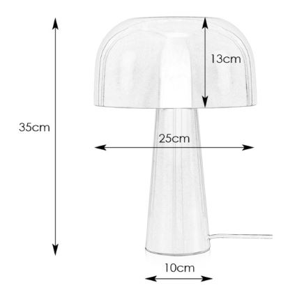 Markslöjd 107935 - Επιτραπέζια λάμπα BLANCA 1xE14/25W/230V
