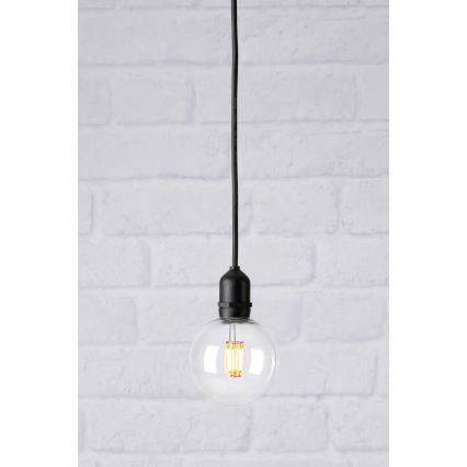 Markslöjd 107989 - Εξωτερικό κρεμαστό LED φωτιστικό GARDEN24 LED/2,86W/24V IP44 μαύρο/διάφανο