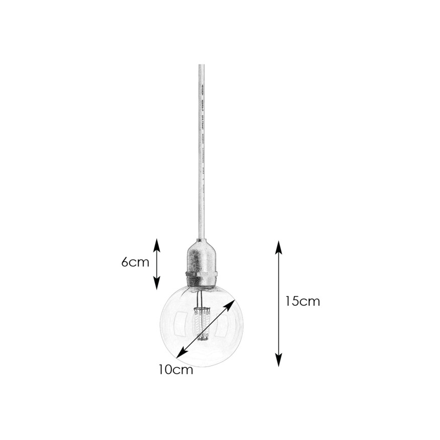 Markslöjd 107989 - Εξωτερικό κρεμαστό LED φωτιστικό GARDEN24 LED/2,86W/24V IP44 μαύρο/διάφανο