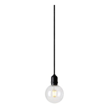 Markslöjd 107989 - Εξωτερικό κρεμαστό LED φωτιστικό GARDEN24 LED/2,86W/24V IP44 μαύρο/διάφανο